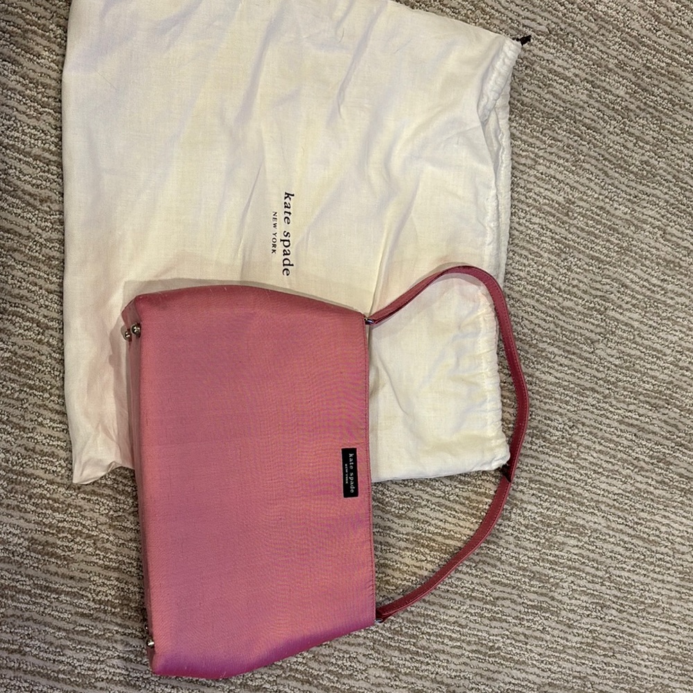 Kate Spade Pink Canvas Shoulder Bag